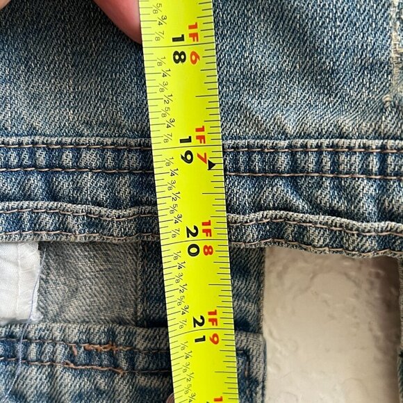 Highway Jeans Sleeveless Denim Jean Jacket Vest Distressed Women's Size Large - Picture 6 of 12